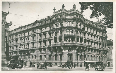 Das Marquardt im Jahr 1896 mit stattlichem Neubau an der Königstraße